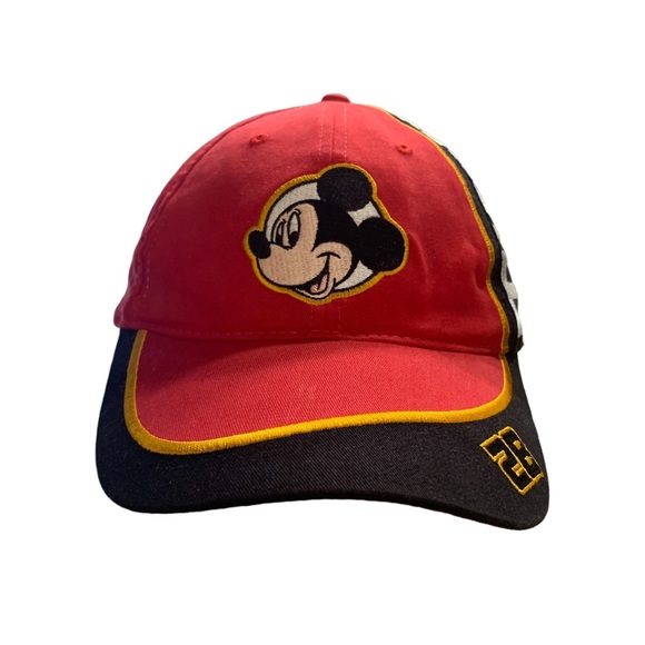 Disney Parks Exclusive Mickey Mouse Racing Cap #28 - Picture 1 of 6